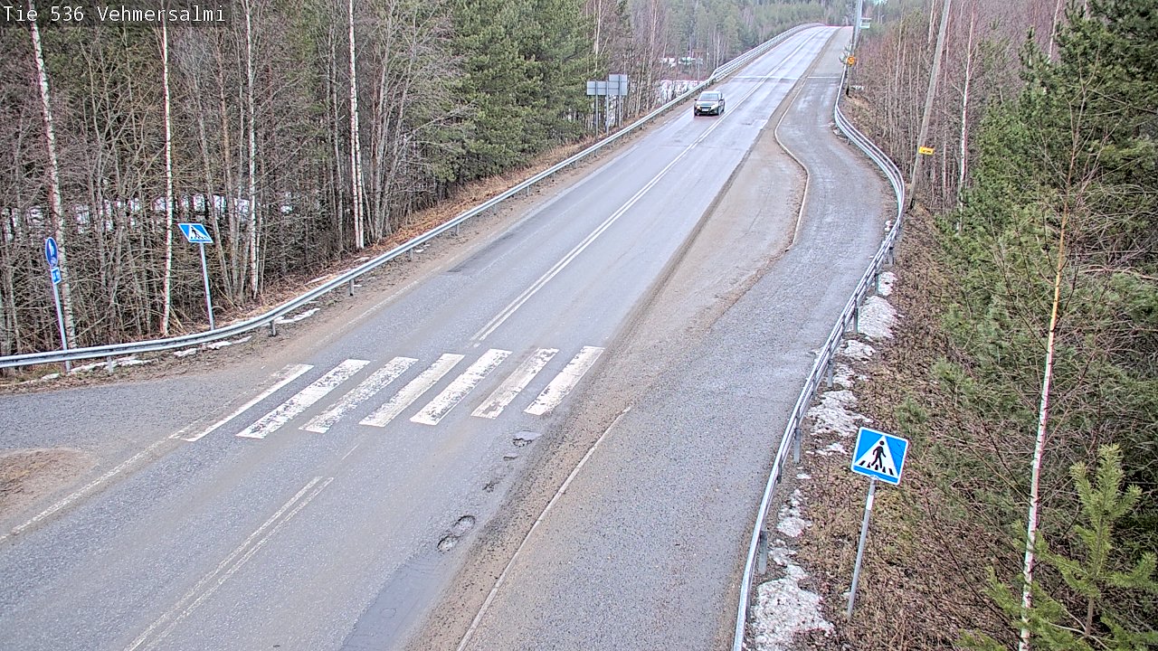 Weather Camera Image Road 536 Kuopio, Vehmersalmi, Kuopio, Pohjois-Savo
