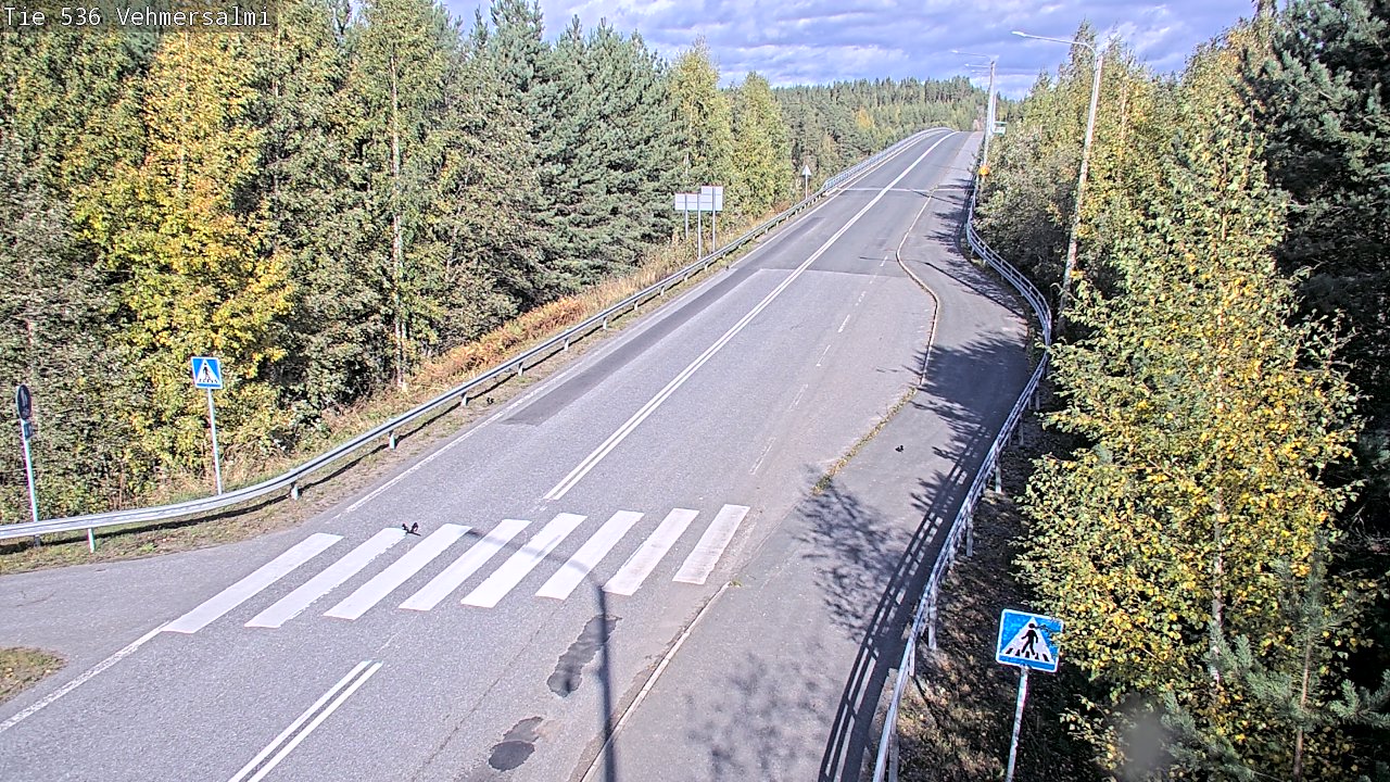Weather Camera Image Road 536 Kuopio, Vehmersalmi, Kuopio, Pohjois-Savo