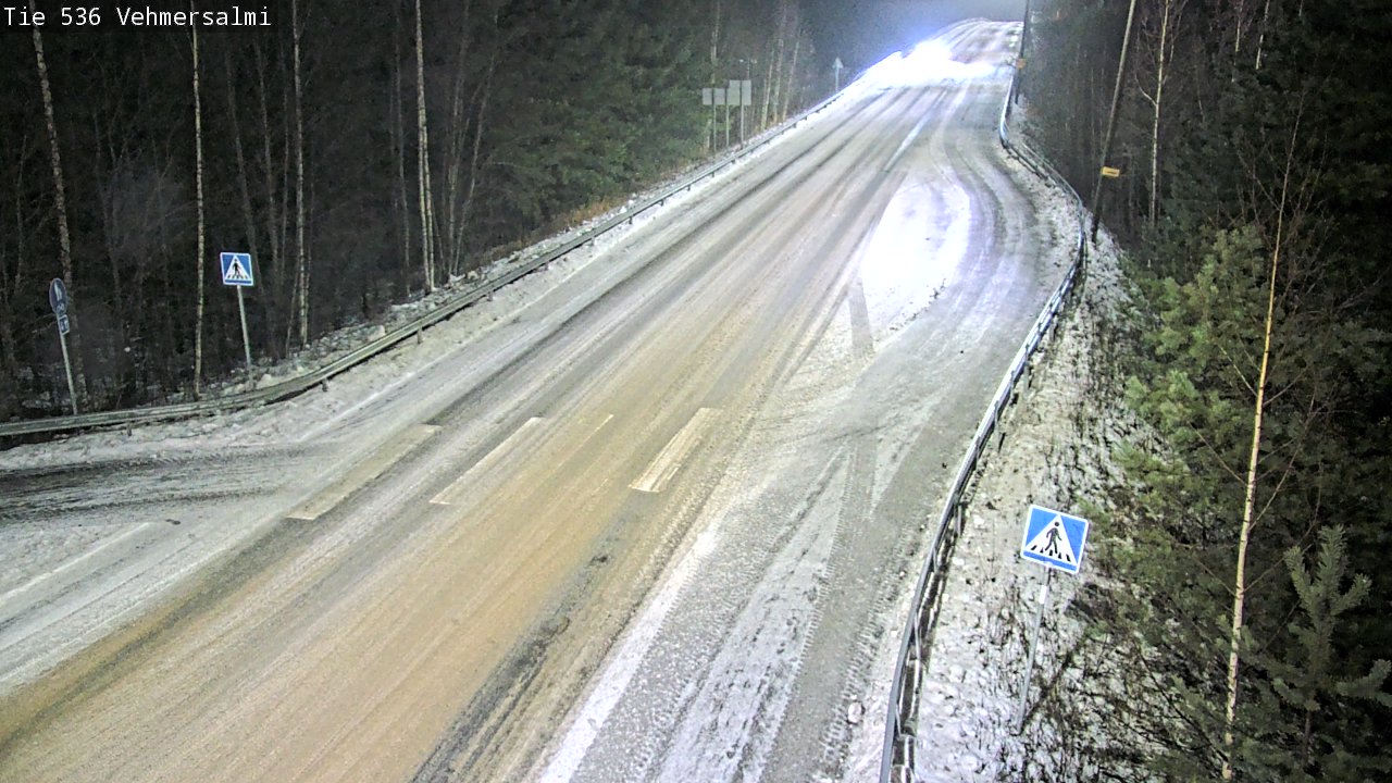 Weather Camera Image Road 536 Kuopio, Vehmersalmi, Kuopio, Pohjois-Savo