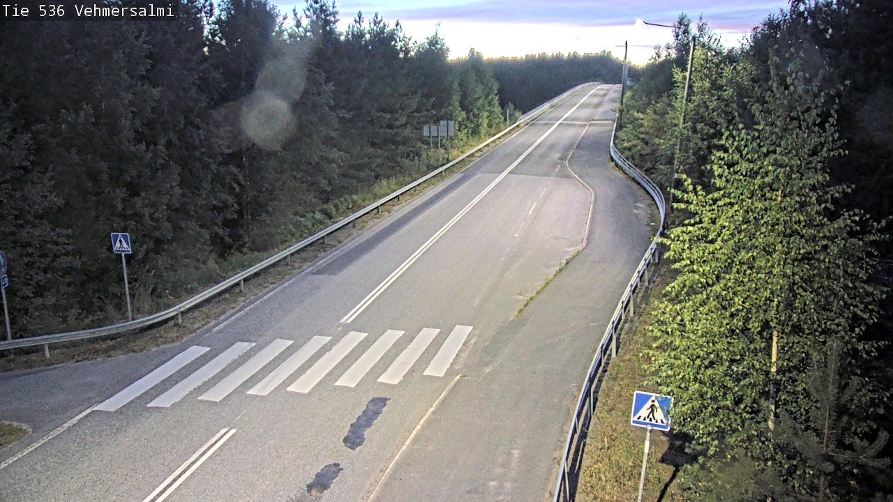 Kelikamerat Kuva Tie 536 Kuopio, Vehmersalmi, Kuopio, Pohjois-Savo