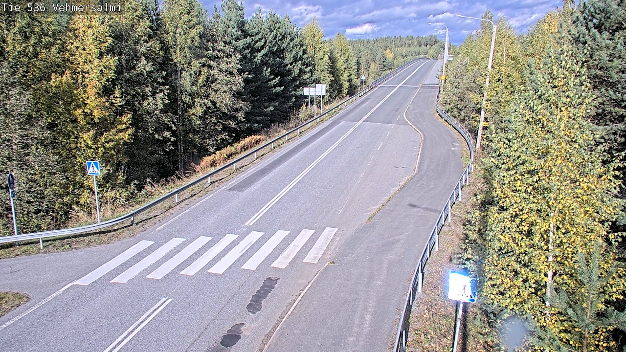 Weather Camera Image Road 536 Kuopio, Vehmersalmi, Kuopio, Pohjois-Savo