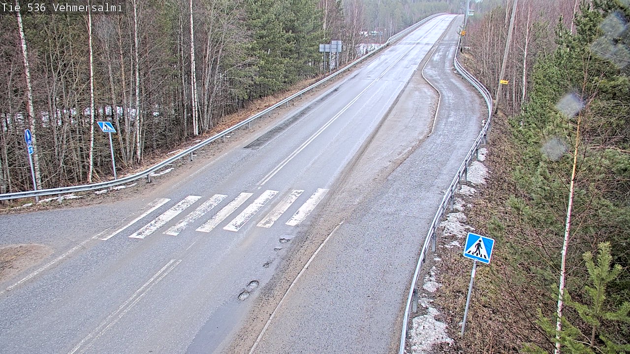 Weather Camera Image Road 536 Kuopio, Vehmersalmi, Kuopio, Pohjois-Savo