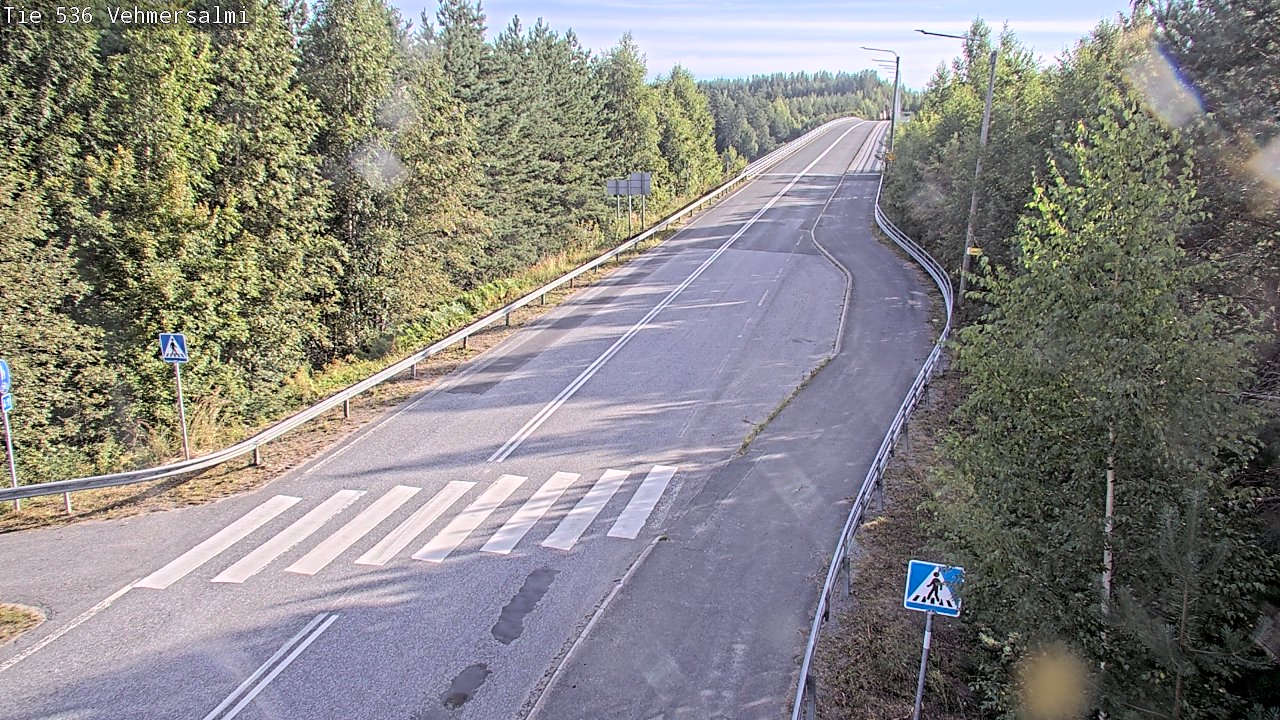 Weather Camera Image Road 536 Kuopio, Vehmersalmi, Kuopio, Pohjois-Savo