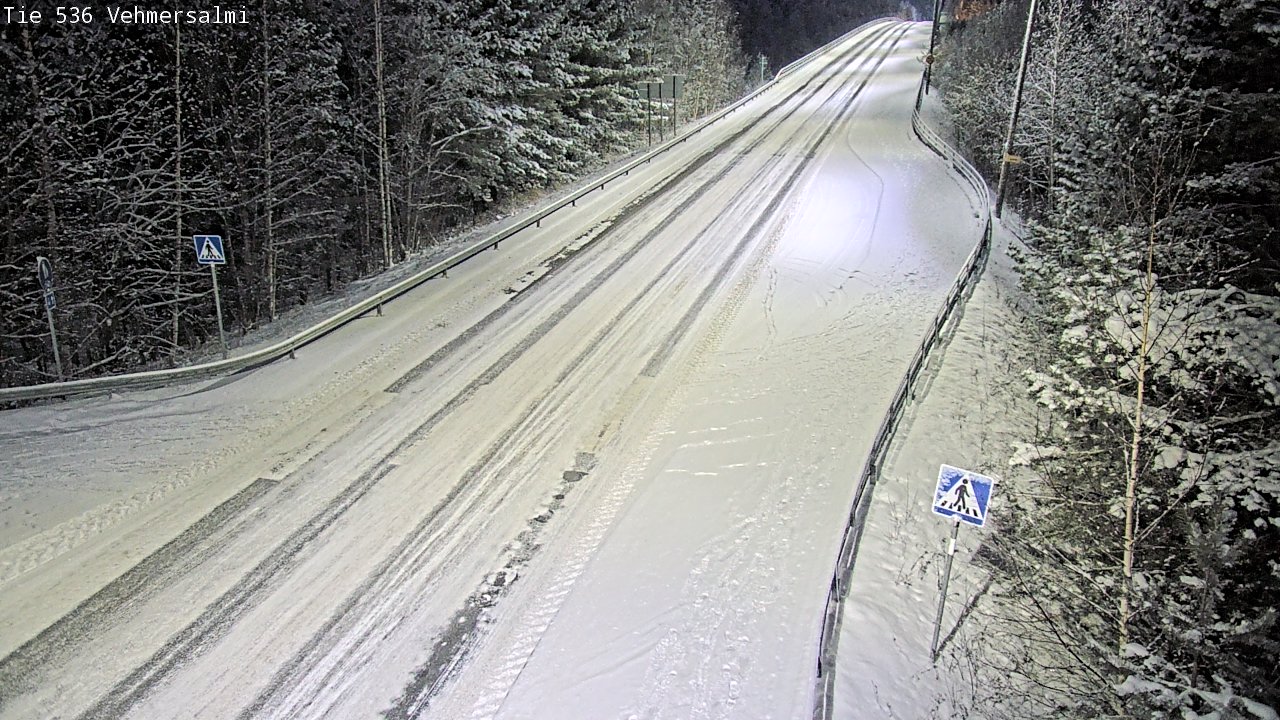 Weather Camera Image Road 536 Kuopio, Vehmersalmi, Kuopio, Pohjois-Savo