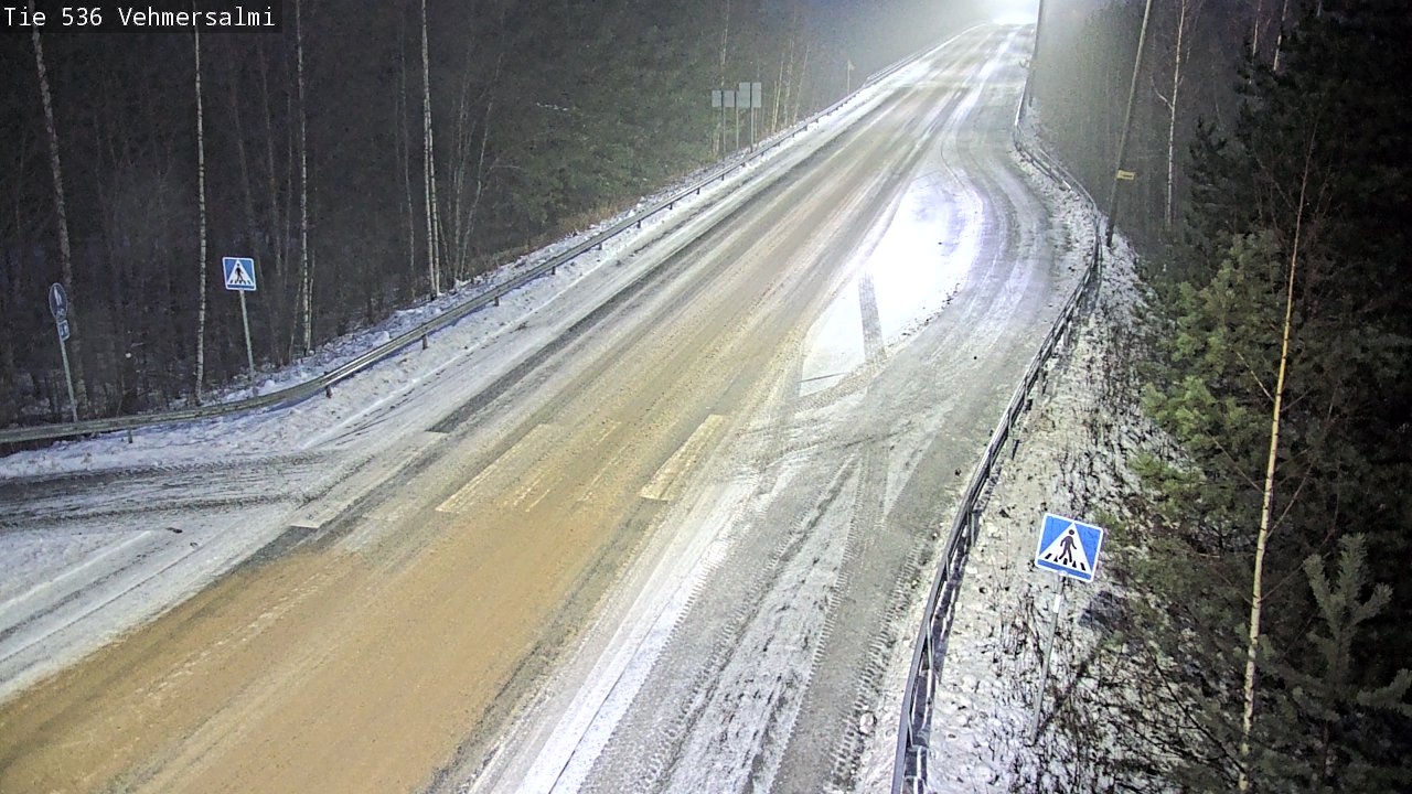 Weather Camera Image Road 536 Kuopio, Vehmersalmi, Kuopio, Pohjois-Savo