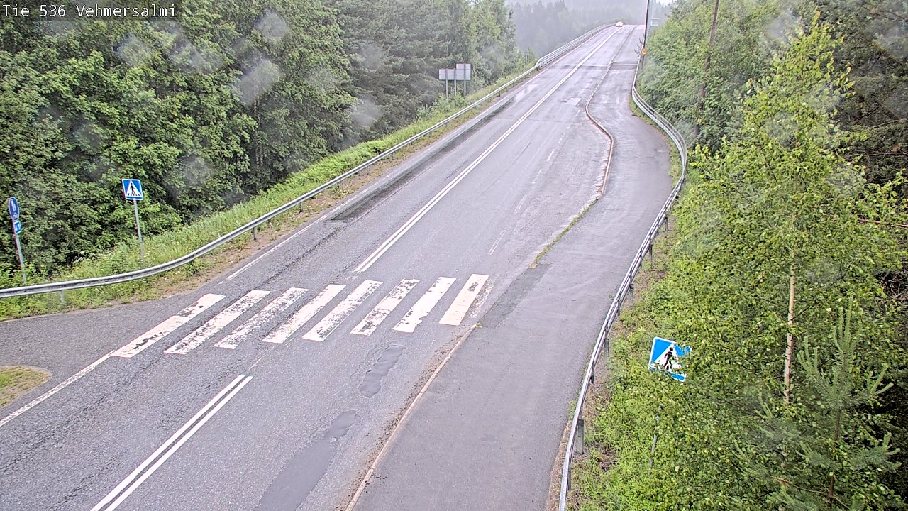 Weather Camera Image Väg 536 Kuopio, Vehmersalmi, Kuopio, Pohjois-Savo
