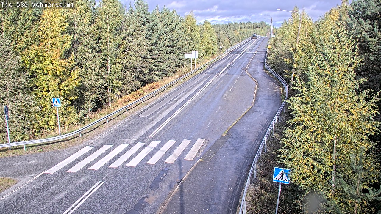 Weather Camera Image Väg 536 Kuopio, Vehmersalmi, Kuopio, Pohjois-Savo