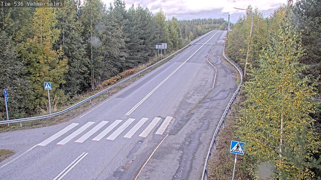 Weather Camera Image Väg 536 Kuopio, Vehmersalmi, Kuopio, Pohjois-Savo