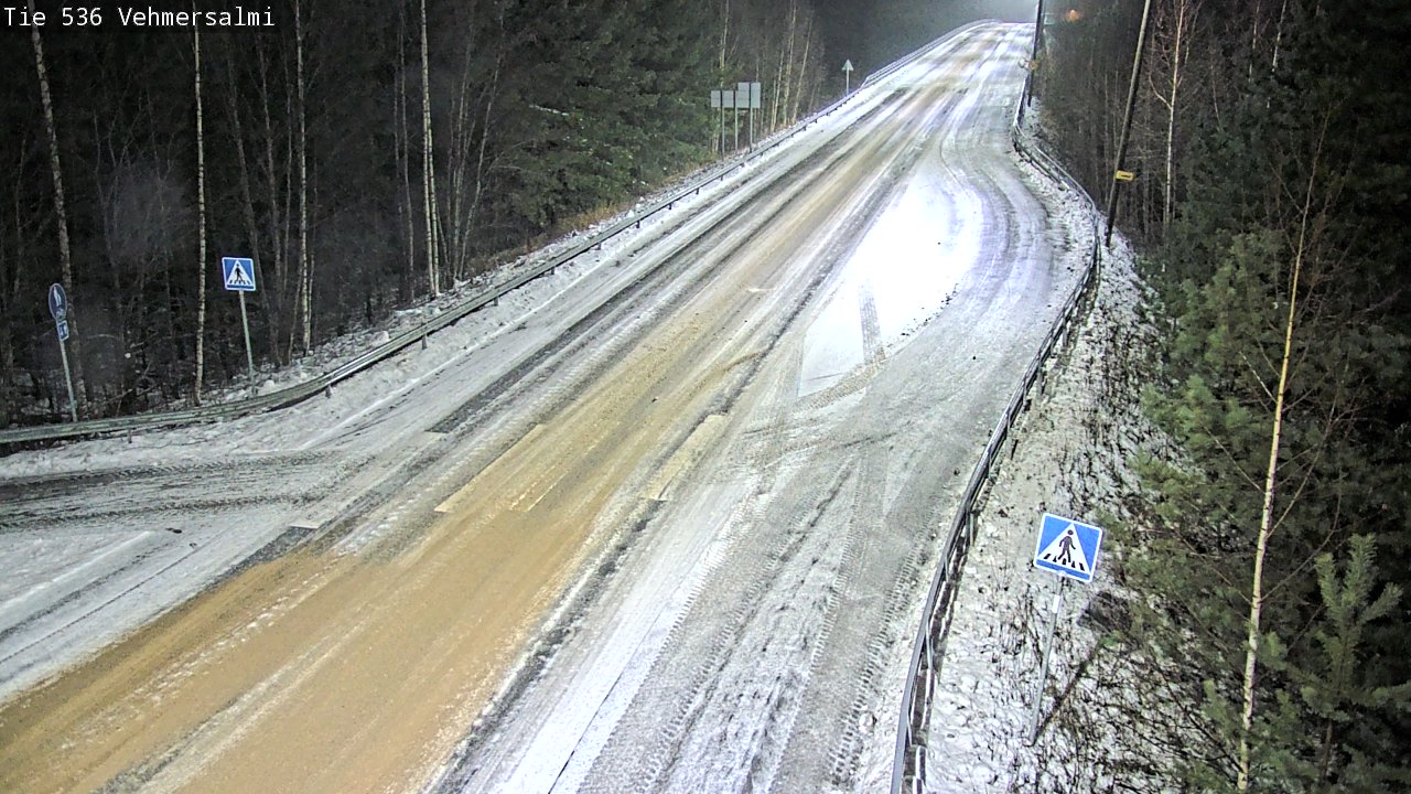 Weather Camera Image Road 536 Kuopio, Vehmersalmi, Kuopio, Pohjois-Savo