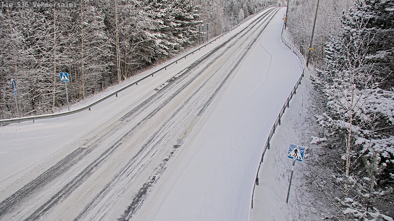 Weather Camera Image Road 536 Kuopio, Vehmersalmi, Kuopio, Pohjois-Savo