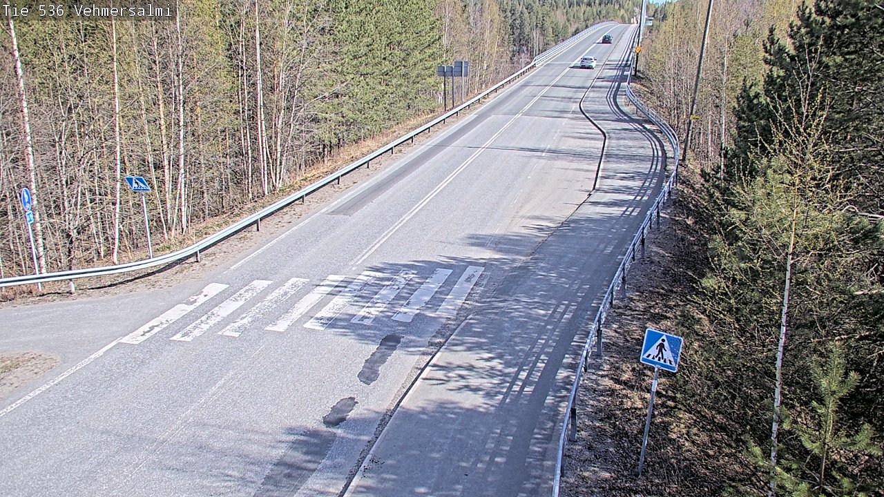 Weather Camera Image Road 536 Kuopio, Vehmersalmi, Kuopio, Pohjois-Savo