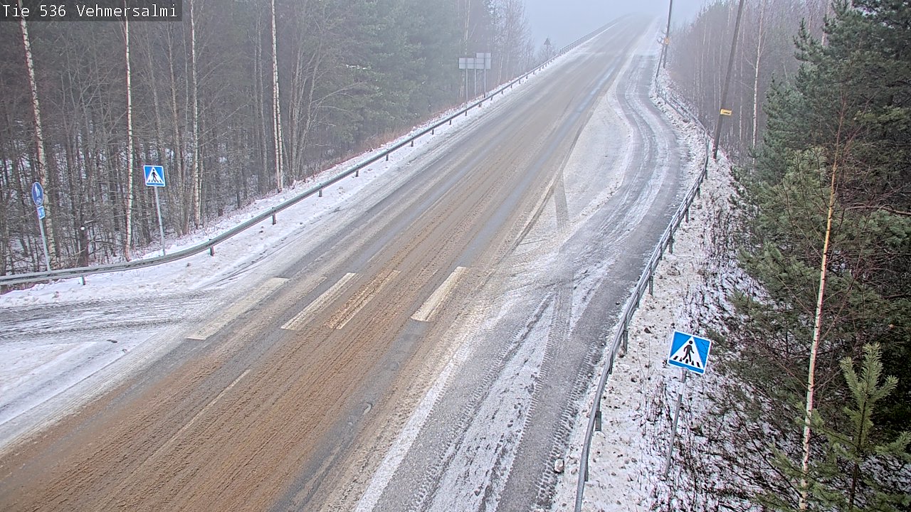 Weather Camera Image Road 536 Kuopio, Vehmersalmi, Kuopio, Pohjois-Savo