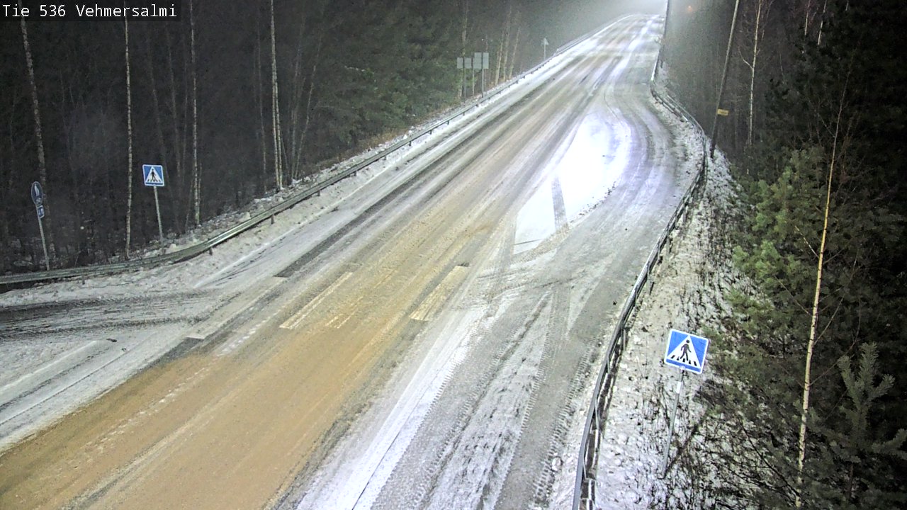 Weather Camera Image Road 536 Kuopio, Vehmersalmi, Kuopio, Pohjois-Savo