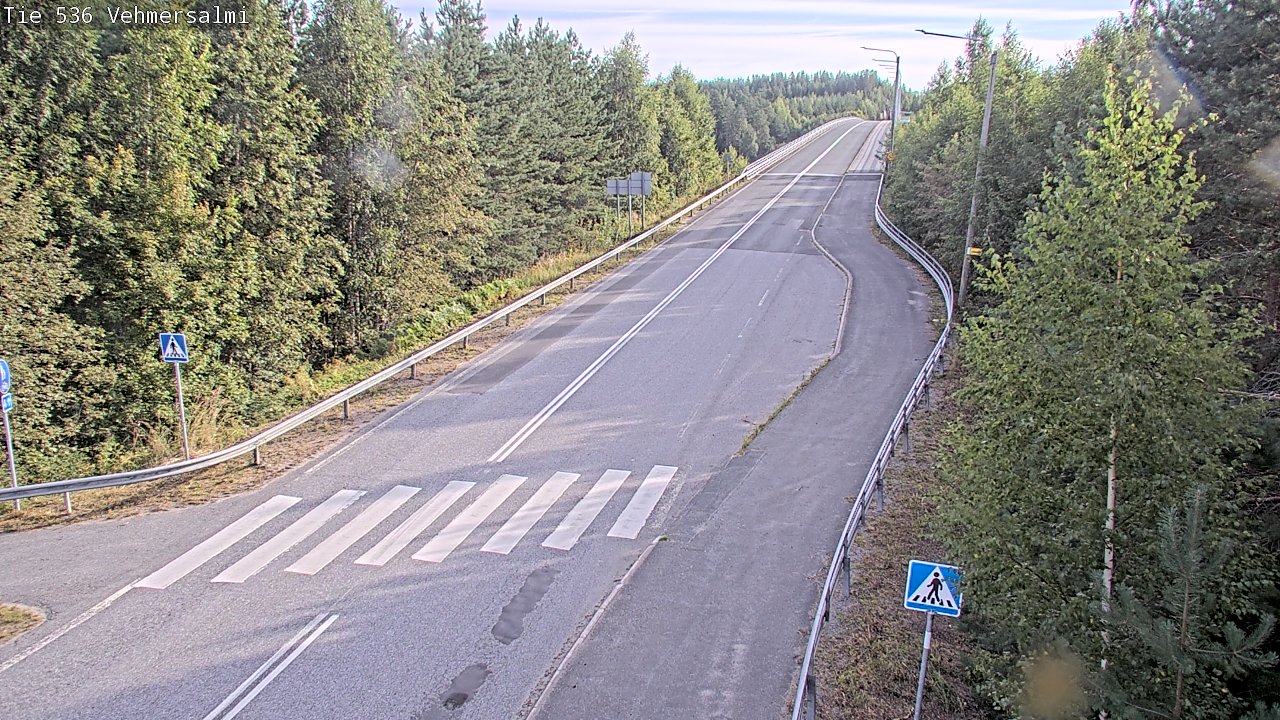 Weather Camera Image Road 536 Kuopio, Vehmersalmi, Kuopio, Pohjois-Savo