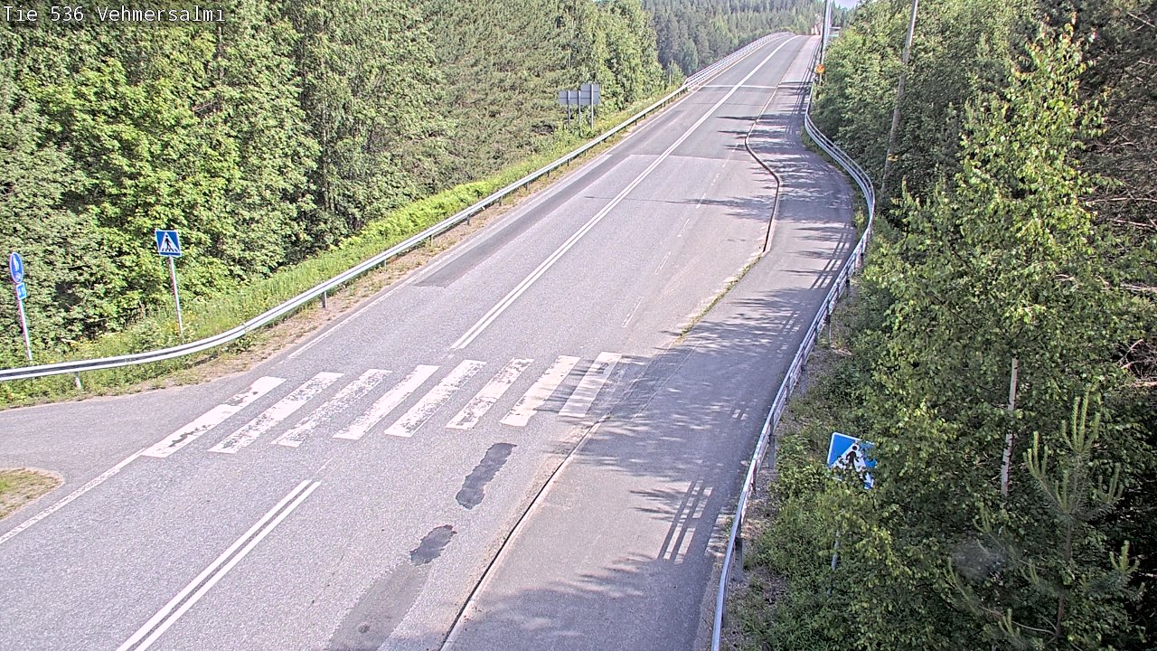 Kelikamerat Kuva Tie 536 Kuopio, Vehmersalmi, Kuopio, Pohjois-Savo