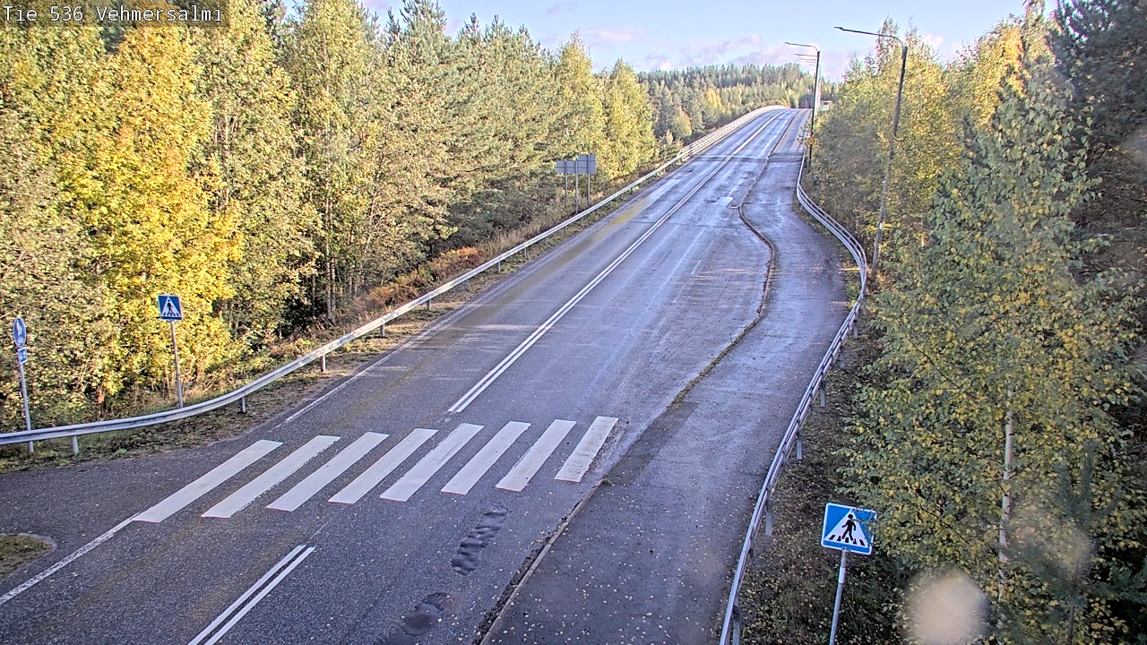 Weather Camera Image Väg 536 Kuopio, Vehmersalmi, Kuopio, Pohjois-Savo