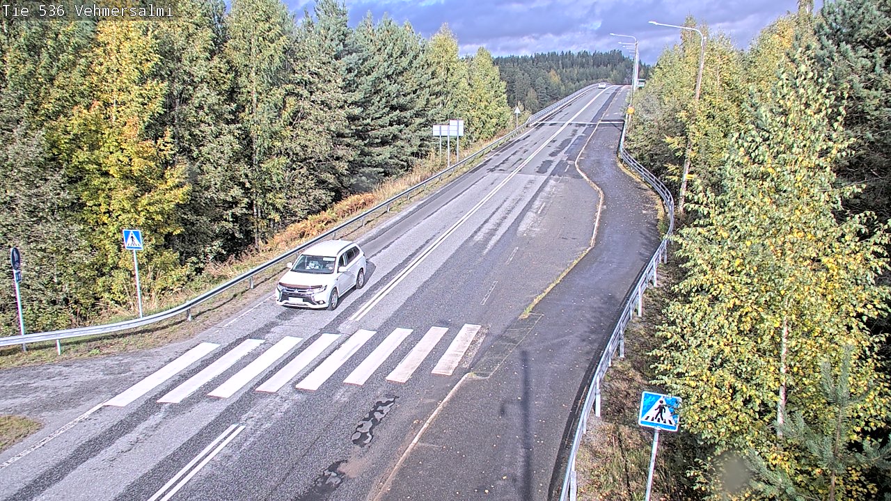 Weather Camera Image Väg 536 Kuopio, Vehmersalmi, Kuopio, Pohjois-Savo