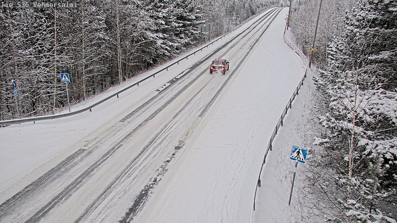 Weather Camera Image Road 536 Kuopio, Vehmersalmi, Kuopio, Pohjois-Savo