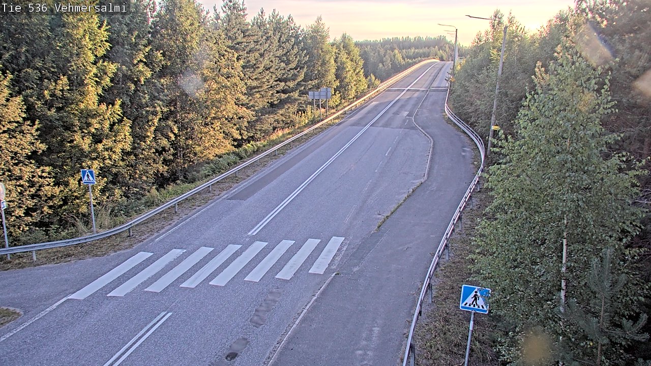 Weather Camera Image Road 536 Kuopio, Vehmersalmi, Kuopio, Pohjois-Savo