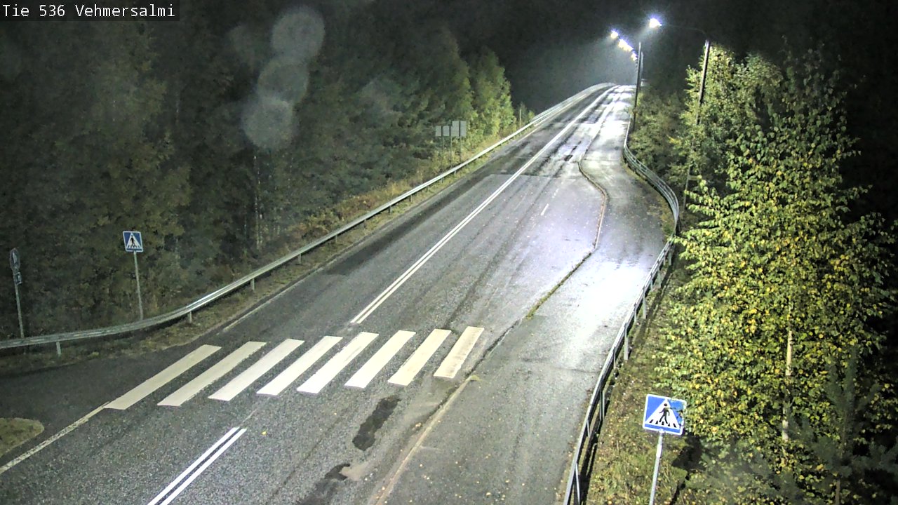 Weather Camera Image Väg 536 Kuopio, Vehmersalmi, Kuopio, Pohjois-Savo
