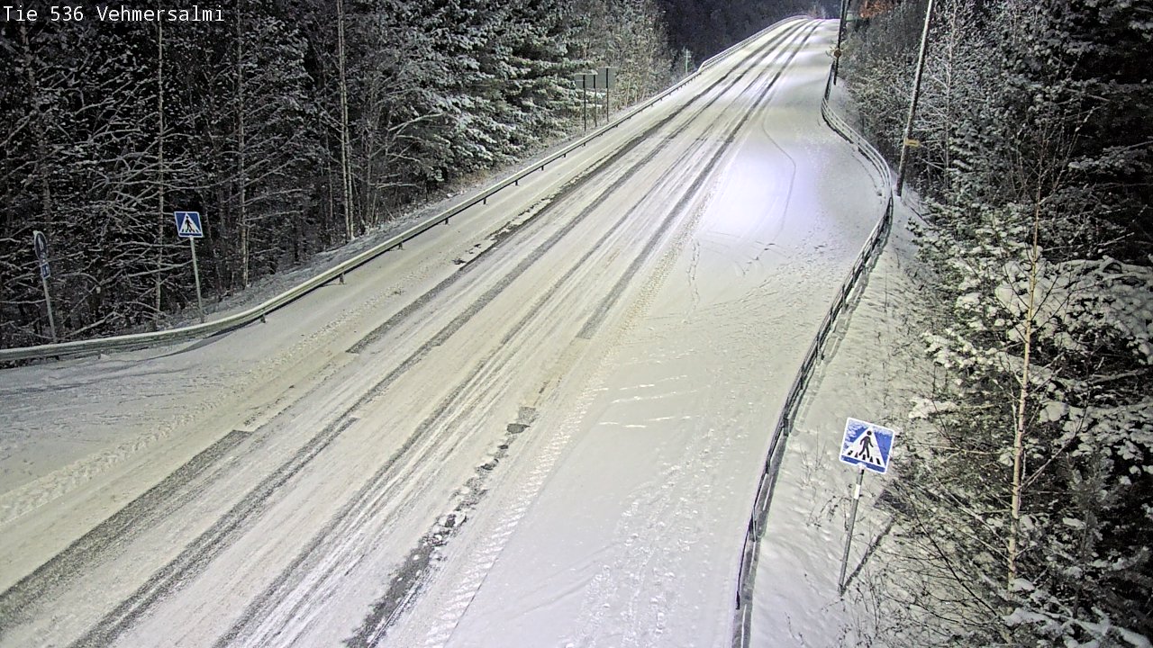 Weather Camera Image Road 536 Kuopio, Vehmersalmi, Kuopio, Pohjois-Savo
