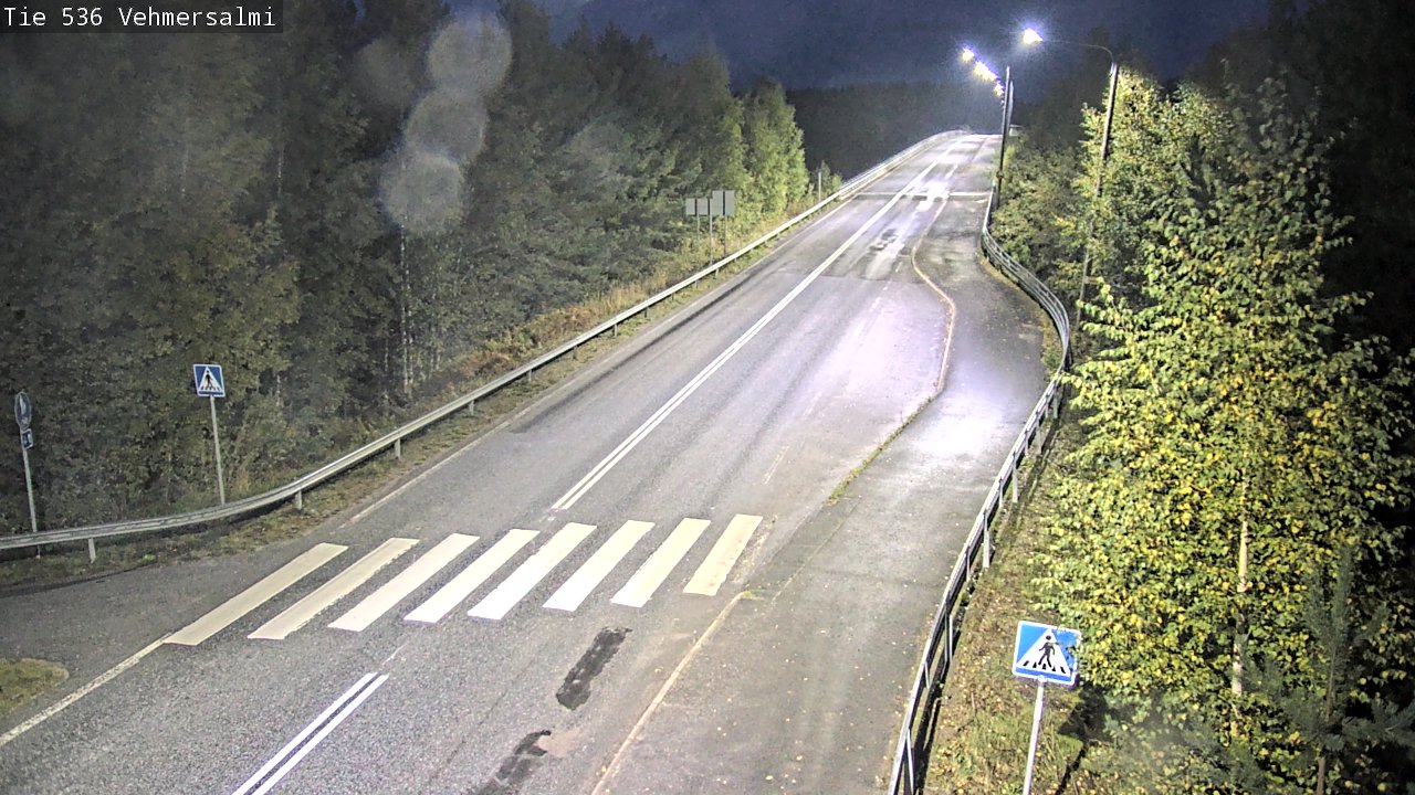 Weather Camera Image Väg 536 Kuopio, Vehmersalmi, Kuopio, Pohjois-Savo