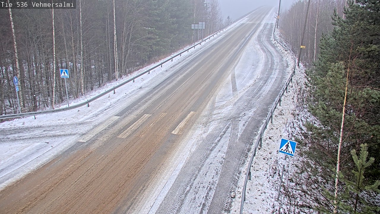 Weather Camera Image Road 536 Kuopio, Vehmersalmi, Kuopio, Pohjois-Savo