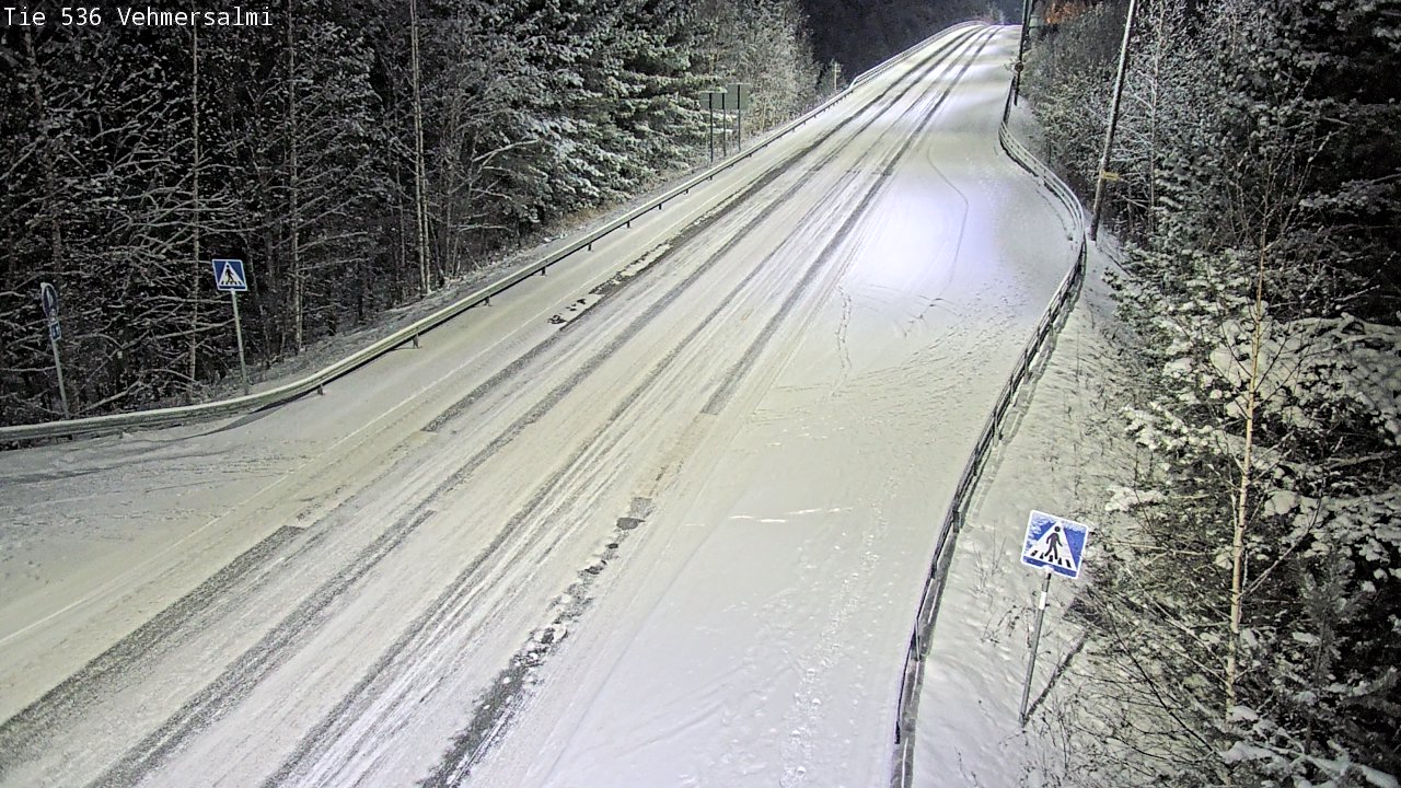 Weather Camera Image Road 536 Kuopio, Vehmersalmi, Kuopio, Pohjois-Savo