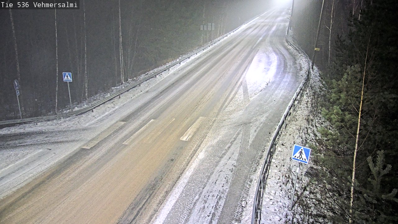 Weather Camera Image Road 536 Kuopio, Vehmersalmi, Kuopio, Pohjois-Savo