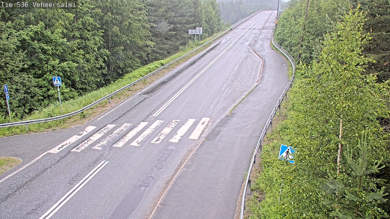 Weather Camera Image Väg 536 Kuopio, Vehmersalmi, Kuopio, Pohjois-Savo