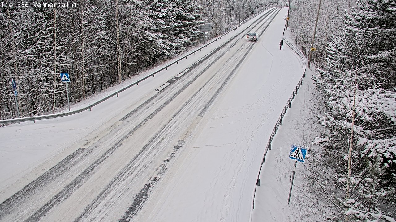 Weather Camera Image Road 536 Kuopio, Vehmersalmi, Kuopio, Pohjois-Savo