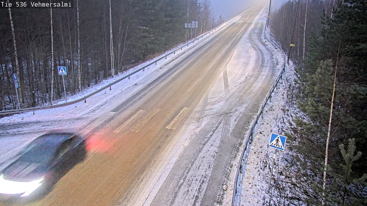 Weather Camera Image Road 536 Kuopio, Vehmersalmi, Kuopio, Pohjois-Savo