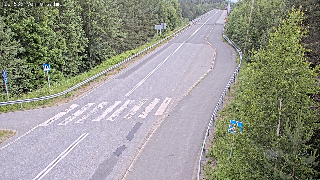 Kelikamerat Kuva Tie 536 Kuopio, Vehmersalmi, Kuopio, Pohjois-Savo