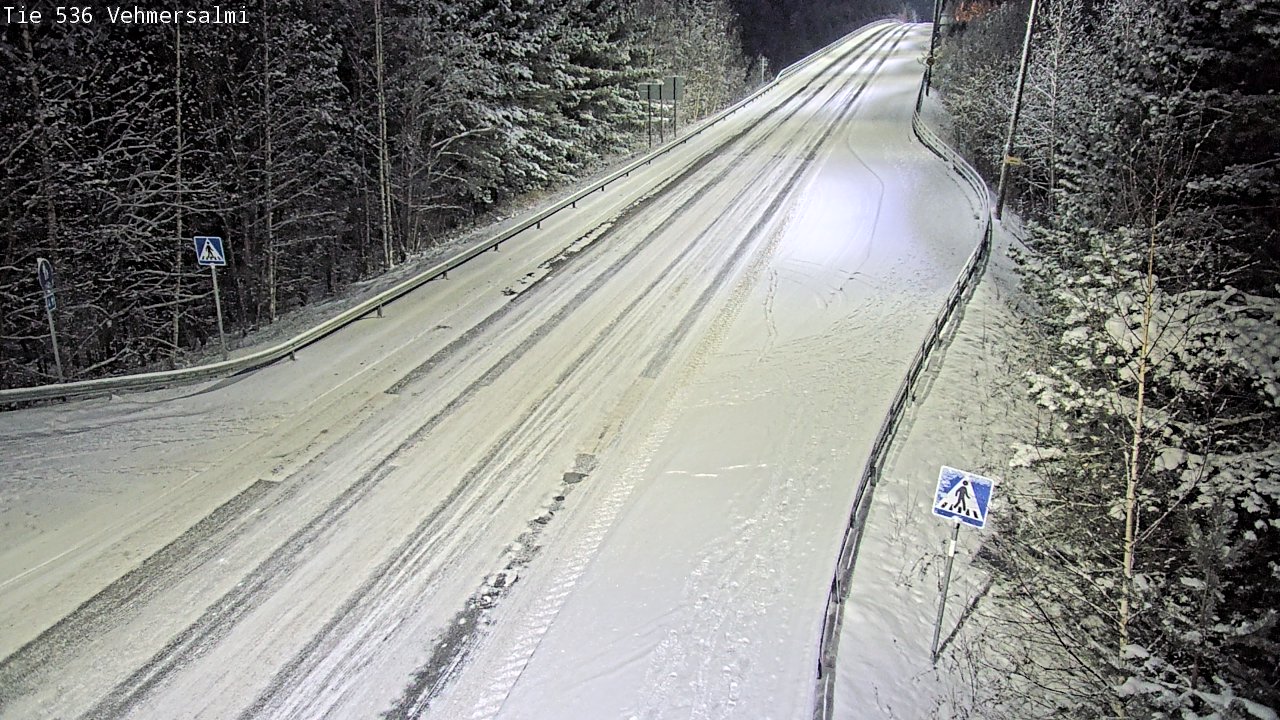 Weather Camera Image Road 536 Kuopio, Vehmersalmi, Kuopio, Pohjois-Savo