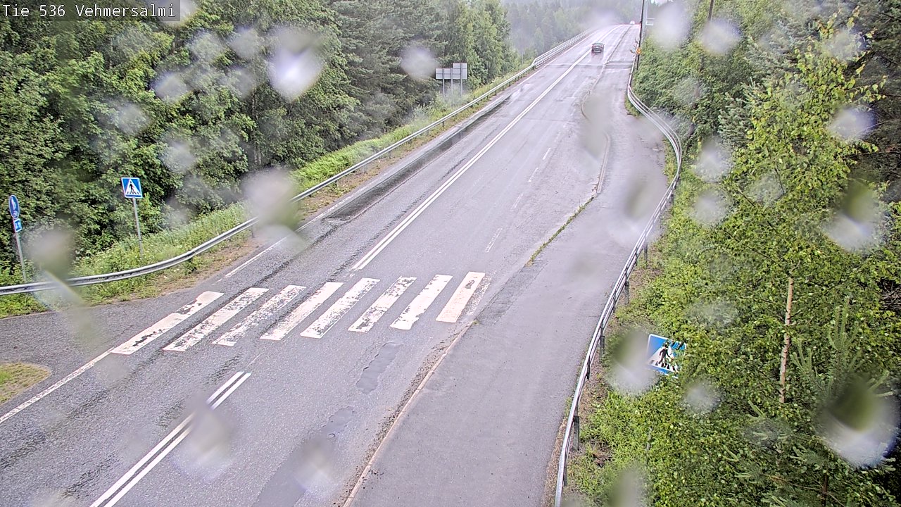 Weather Camera Image Väg 536 Kuopio, Vehmersalmi, Kuopio, Pohjois-Savo