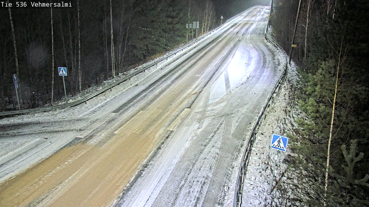 Weather Camera Image Road 536 Kuopio, Vehmersalmi, Kuopio, Pohjois-Savo