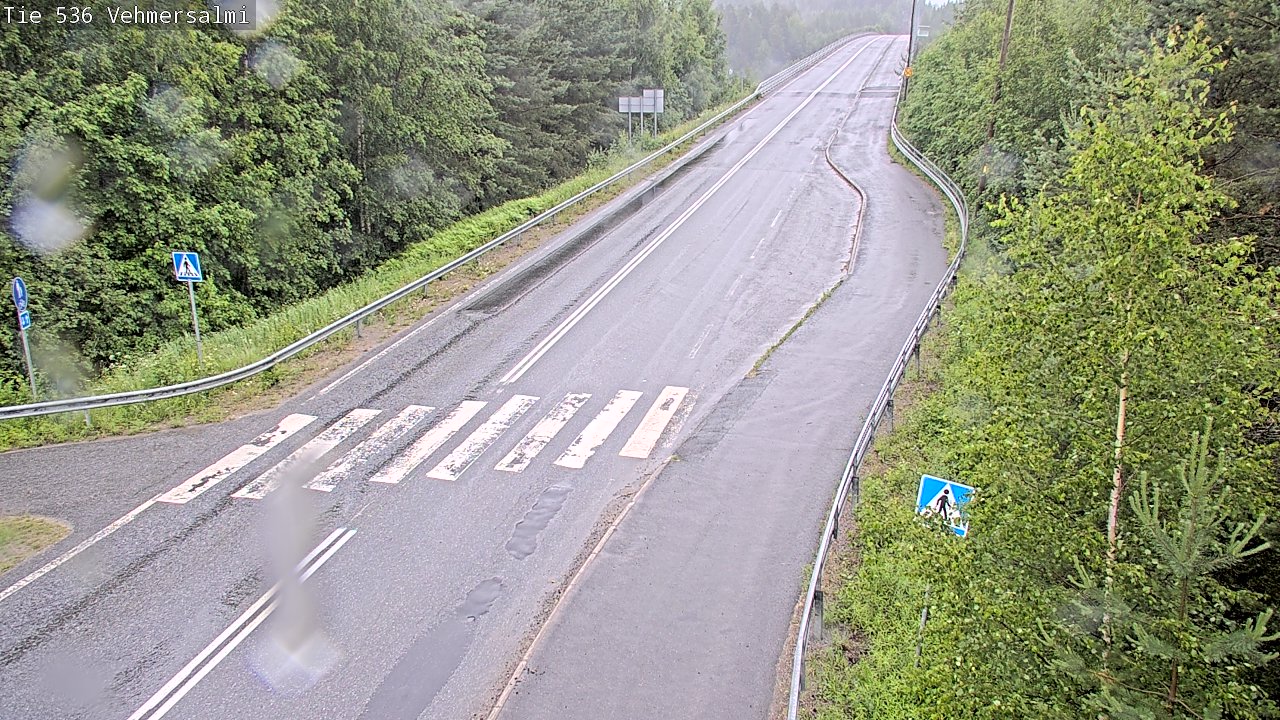 Weather Camera Image Väg 536 Kuopio, Vehmersalmi, Kuopio, Pohjois-Savo