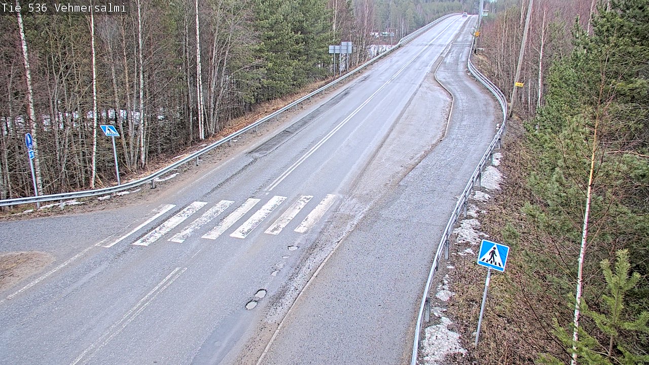 Weather Camera Image Road 536 Kuopio, Vehmersalmi, Kuopio, Pohjois-Savo
