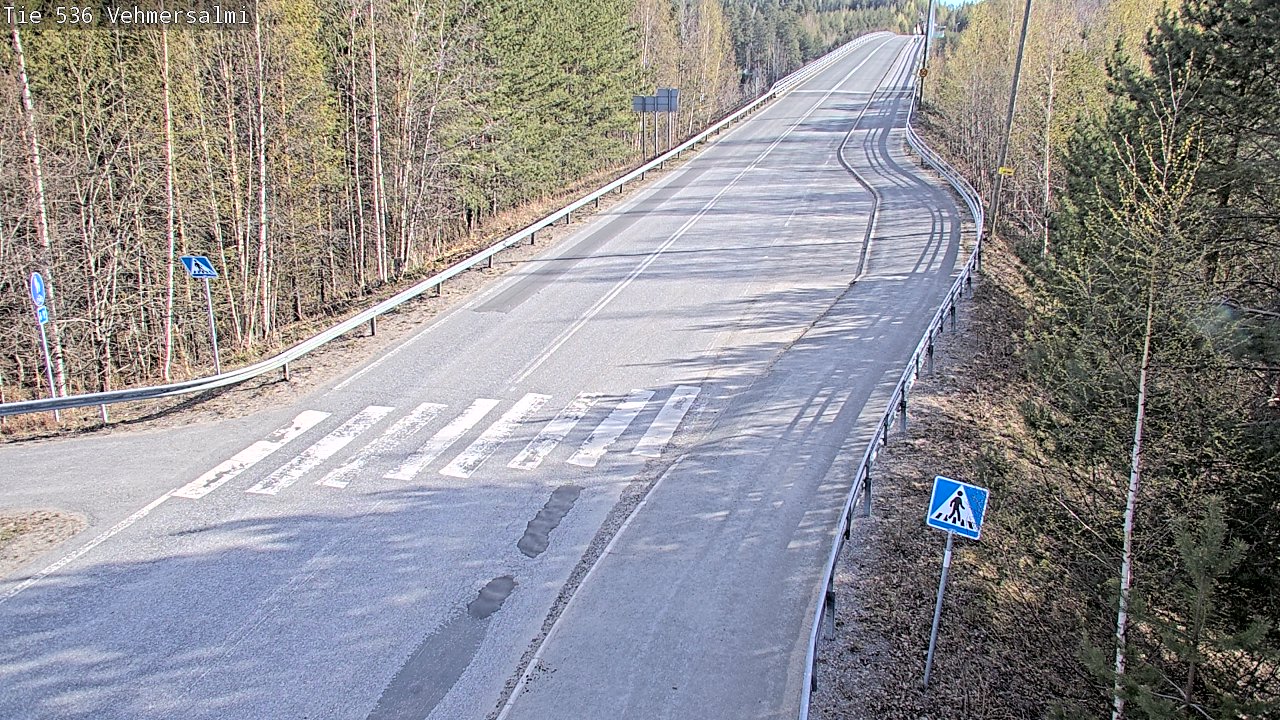 Weather Camera Image Road 536 Kuopio, Vehmersalmi, Kuopio, Pohjois-Savo