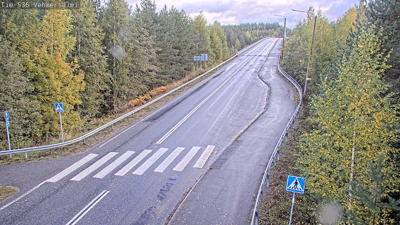 Weather Camera Image Väg 536 Kuopio, Vehmersalmi, Kuopio, Pohjois-Savo
