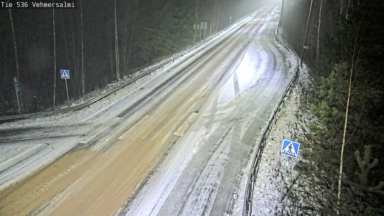 Weather Camera Image Road 536 Kuopio, Vehmersalmi, Kuopio, Pohjois-Savo