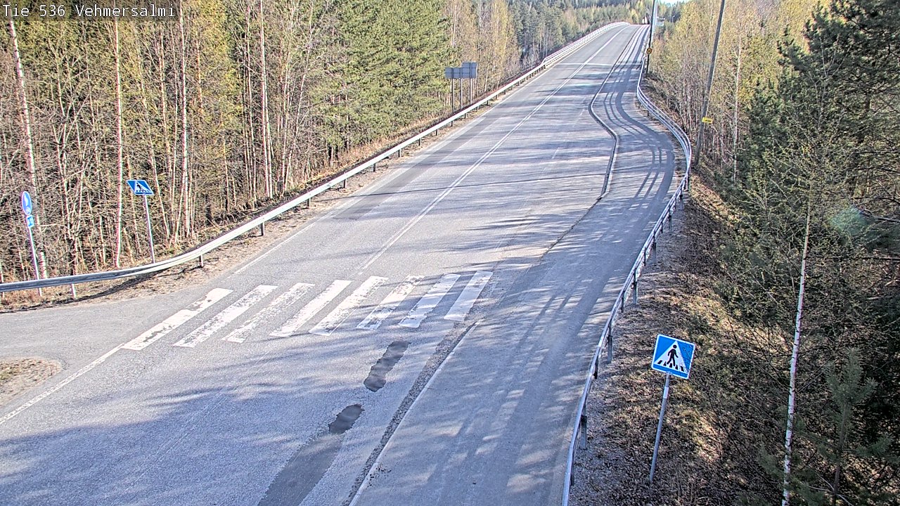 Weather Camera Image Road 536 Kuopio, Vehmersalmi, Kuopio, Pohjois-Savo