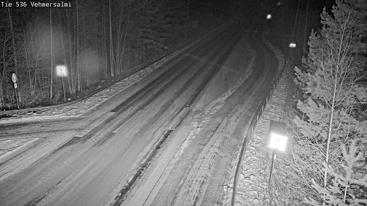 Weather Camera Image Road 536 Kuopio, Vehmersalmi, Kuopio, Pohjois-Savo