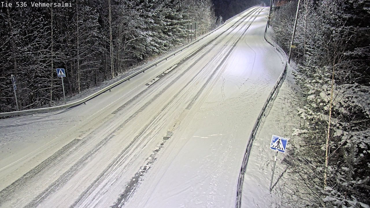 Weather Camera Image Road 536 Kuopio, Vehmersalmi, Kuopio, Pohjois-Savo