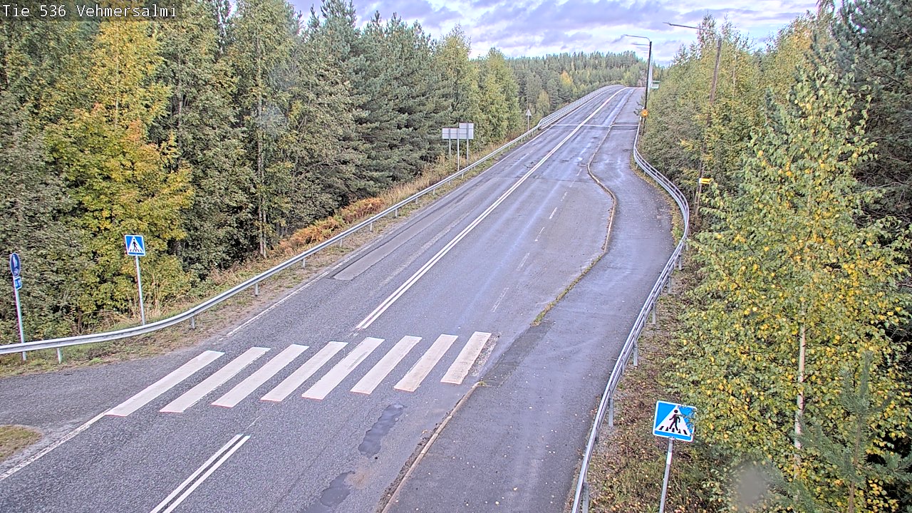 Weather Camera Image Väg 536 Kuopio, Vehmersalmi, Kuopio, Pohjois-Savo