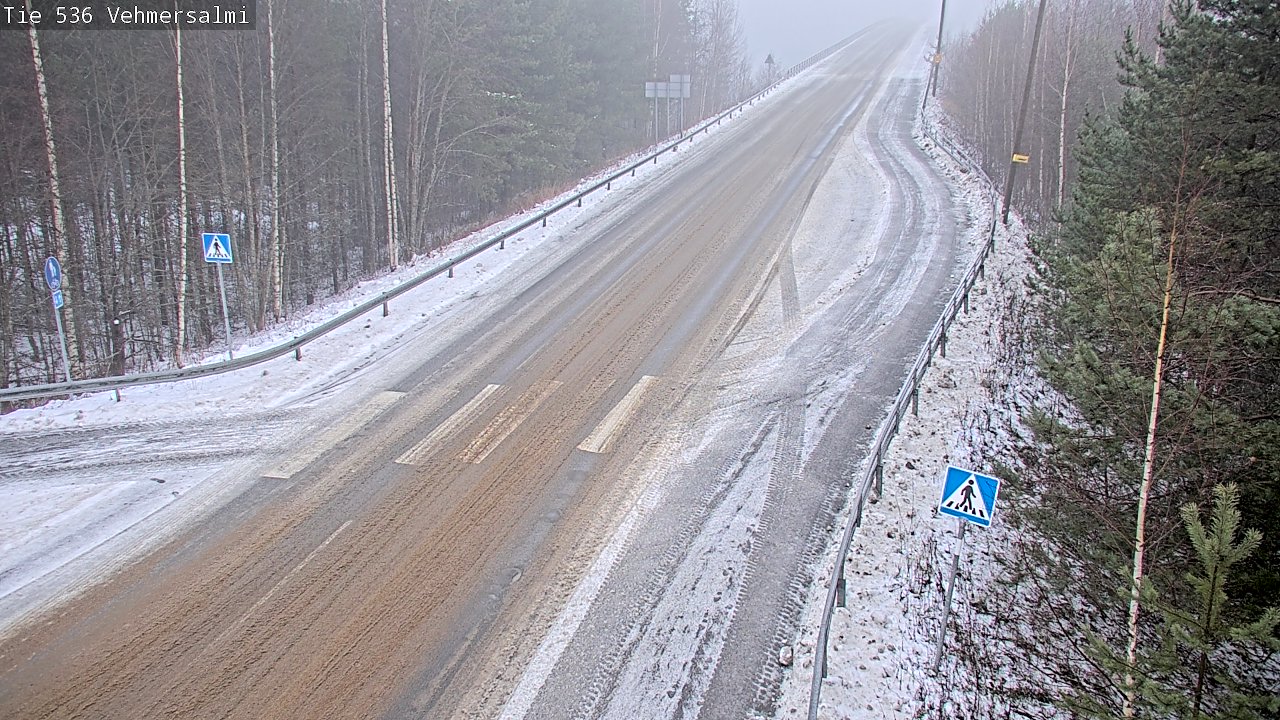 Weather Camera Image Road 536 Kuopio, Vehmersalmi, Kuopio, Pohjois-Savo