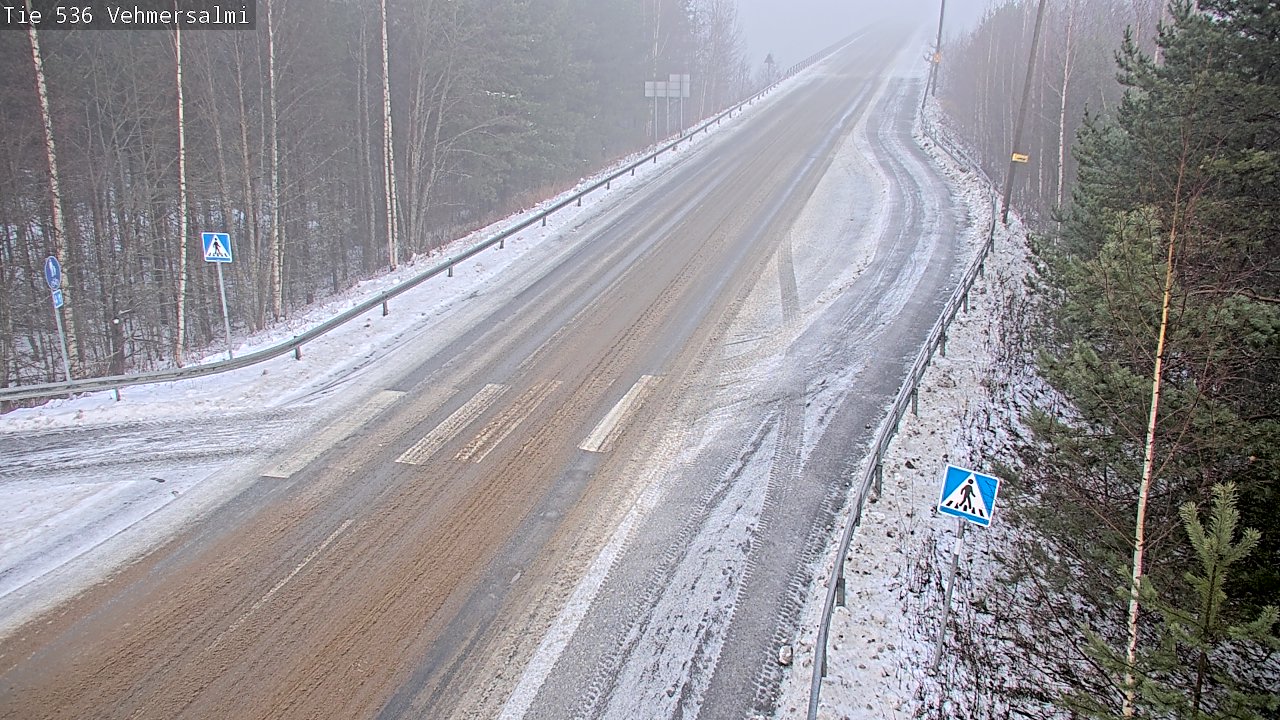 Weather Camera Image Road 536 Kuopio, Vehmersalmi, Kuopio, Pohjois-Savo