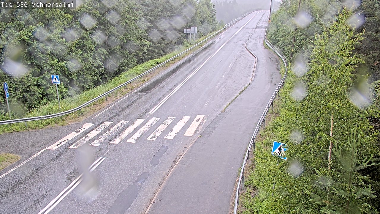 Weather Camera Image Väg 536 Kuopio, Vehmersalmi, Kuopio, Pohjois-Savo