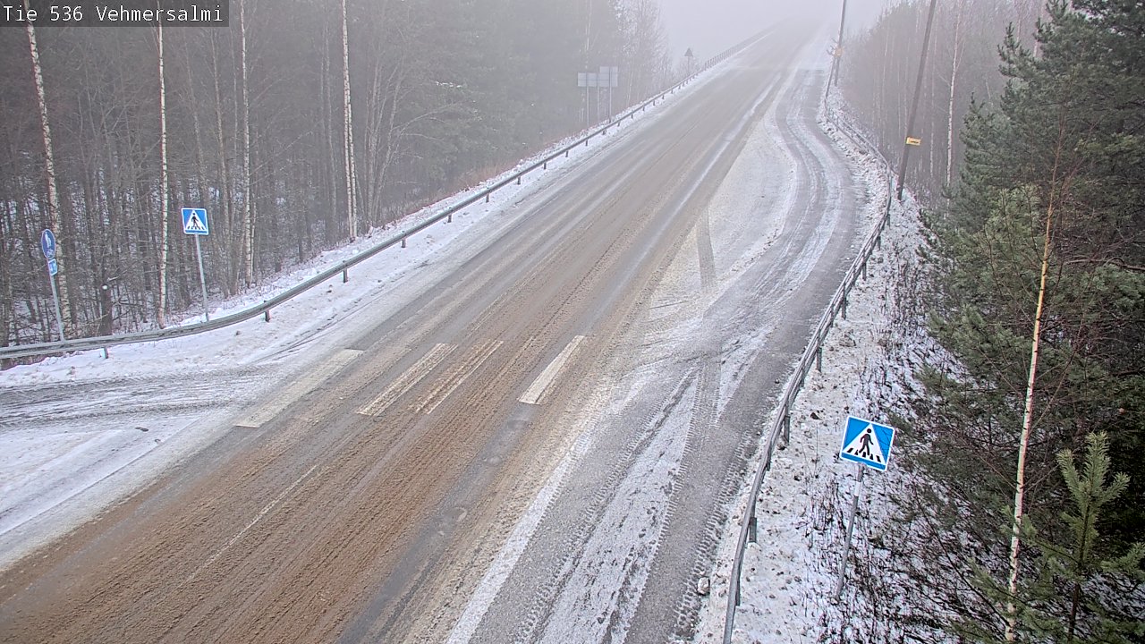 Weather Camera Image Road 536 Kuopio, Vehmersalmi, Kuopio, Pohjois-Savo
