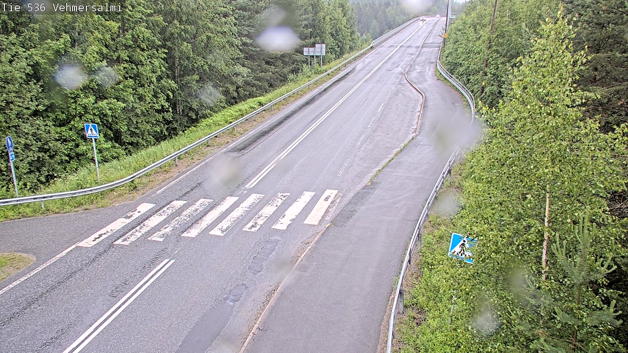 Weather Camera Image Väg 536 Kuopio, Vehmersalmi, Kuopio, Pohjois-Savo